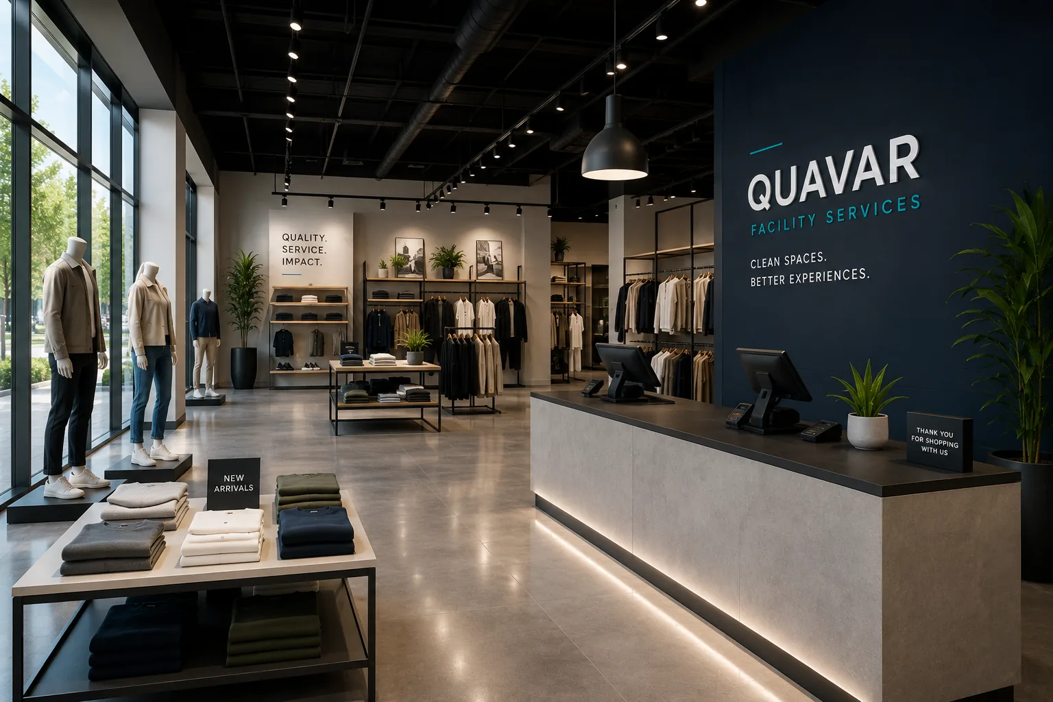 Premium commercial office environment